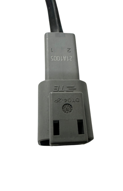 Vehicle Safety Flag (VSF) female plug, designed for reliable electrical connections in the mounting of safety flags on vehicles to enhance visibility.