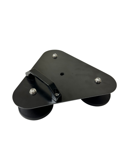 Magnetic Base - 3 Rubber Feet with Steel Plate & Handle